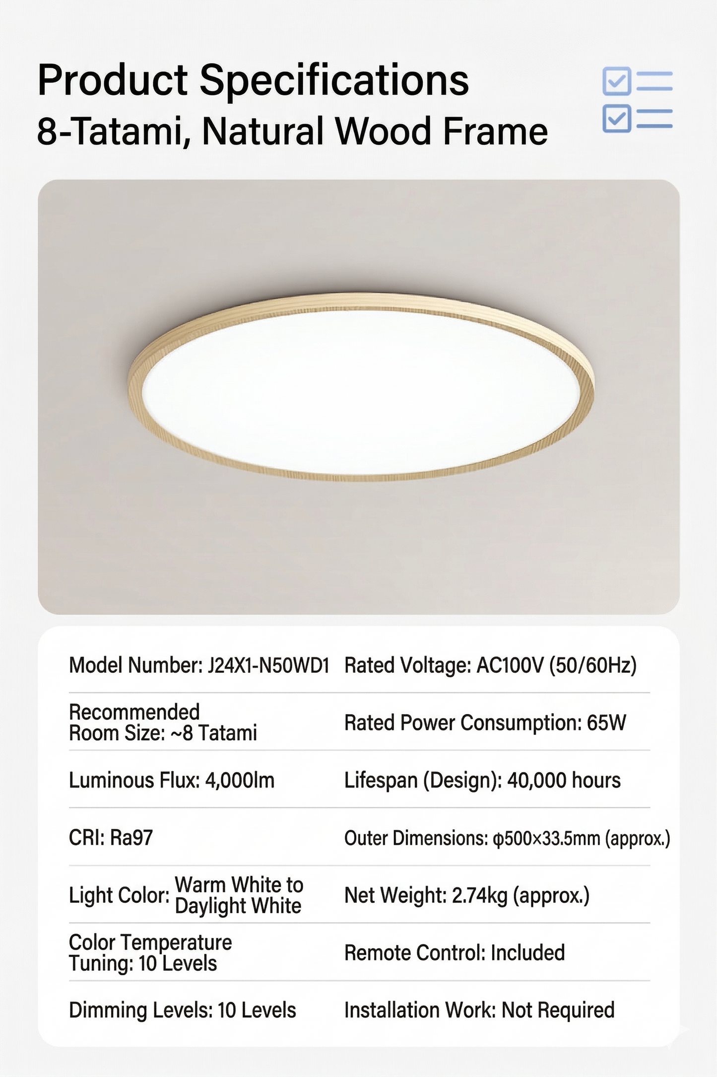 lipro Eye-Friendly Ceiling Light