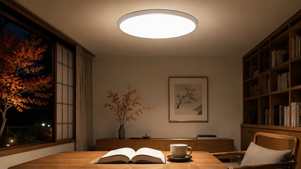 秋の夜長の読書灯