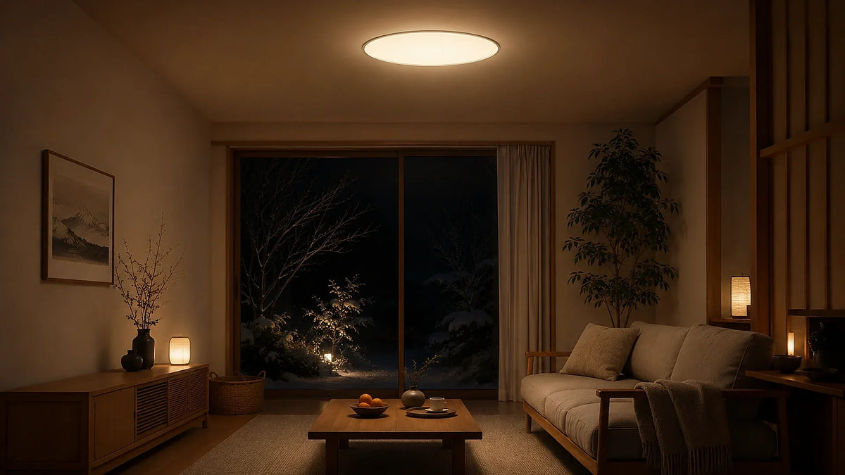 冬至の夜の光