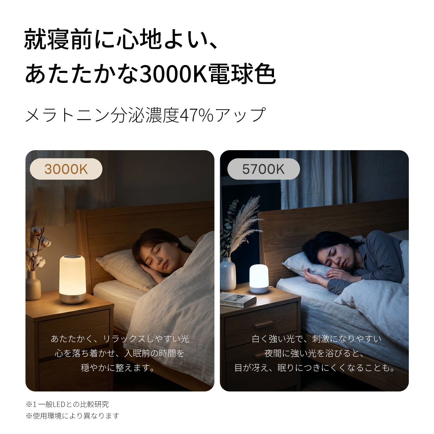 lipro 太陽光スリープライト - Type-C 充電対応 コードレス