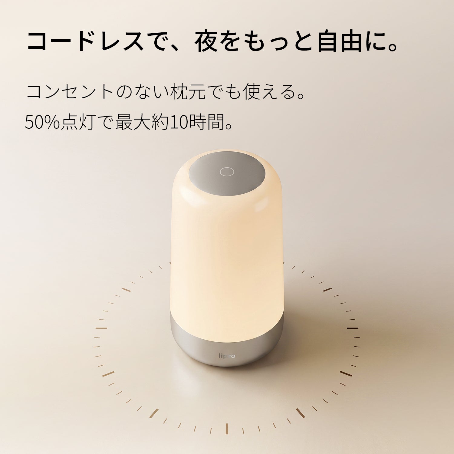 lipro 太陽光スリープライト - RG0 アイケア ブルーライト安全認証